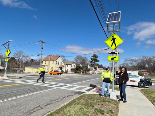 New pedestrian crossing